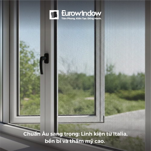 Cửa nhựa lõi thép uPVC eurowindow (video)